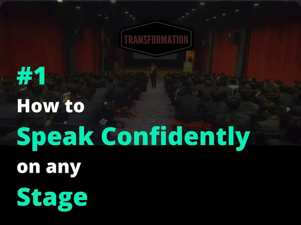 speak confidently